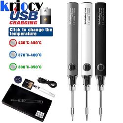 portable usb rechargeable soldering iron with wireless charging 8w electric welding tool