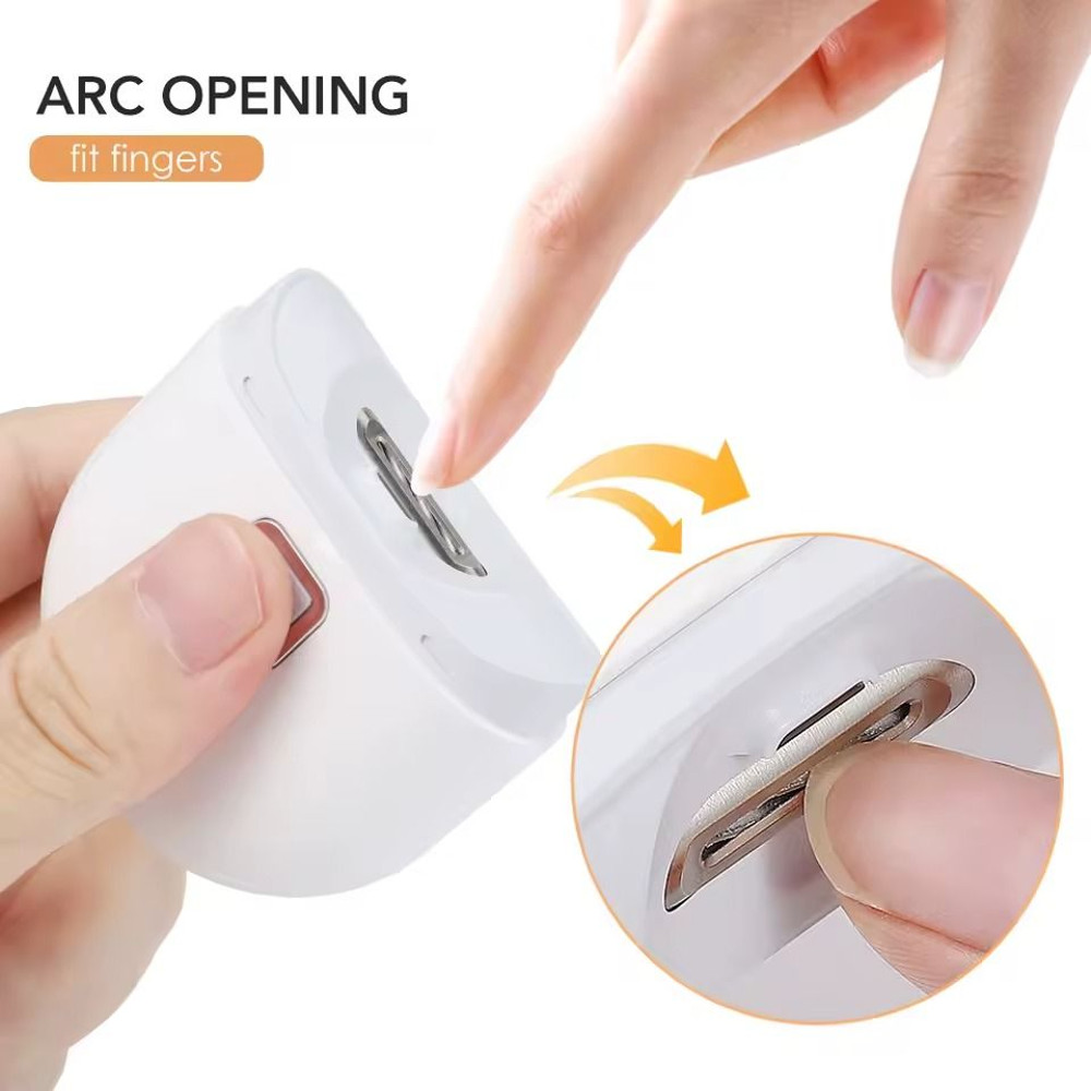 Electric Nail Clipper With LED Light And Auto Polishing Rechargeable Nail Trimmer For Kids And Adul 2