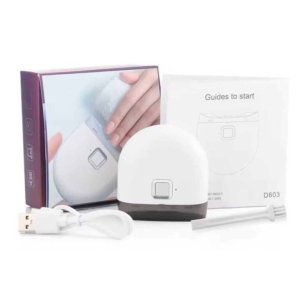 Electric Nail Clipper With LED Light And Auto Polishing Rechargeable Nail Trimmer For Kids And Adul 6