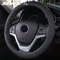 PU Leather Anti Slip 38cm Steering Wheel Cover 0