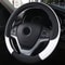 PU Leather Anti Slip 38cm Steering Wheel Cover 5
