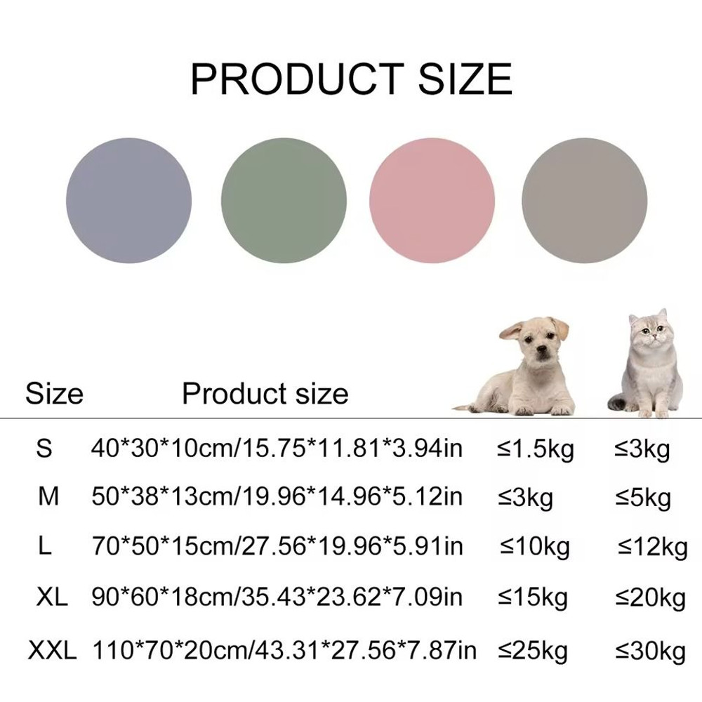 Large Pet Sofa Bed For Dogs And Cats With Winter Warm Cushion 5