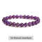 Natural Stone Bead Bracelet With Amethyst Tiger Eye And Crystal Quartz 11