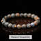 Natural Stone Bead Bracelet With Amethyst Tiger Eye And Crystal Quartz 2