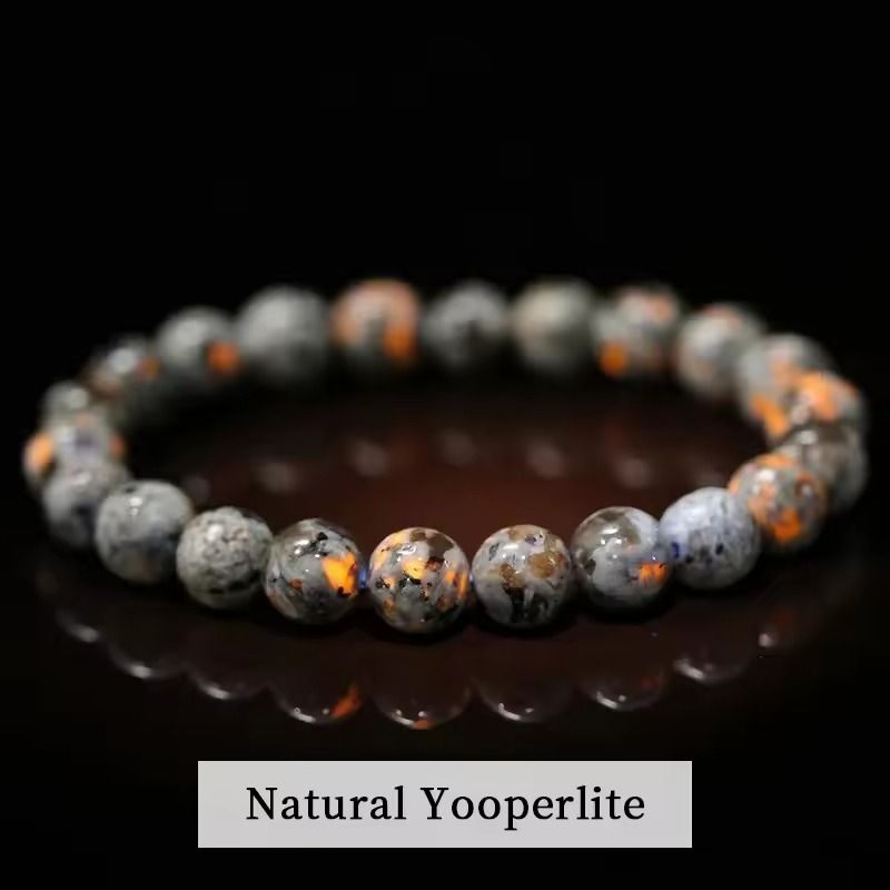 Natural Stone Bead Bracelet With Amethyst Tiger Eye And Crystal Quartz 2