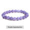 Natural Stone Bead Bracelet With Amethyst Tiger Eye And Crystal Quartz 6