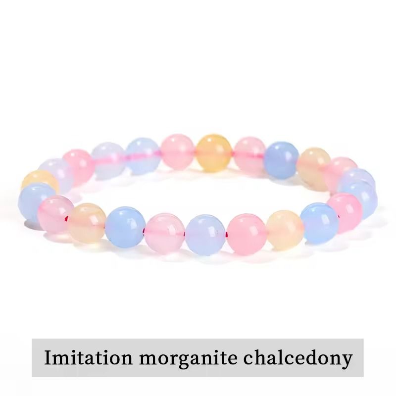 Natural Stone Bead Bracelet With Amethyst Tiger Eye And Crystal Quartz 7