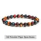 Natural Stone Bead Bracelet With Amethyst Tiger Eye And Crystal Quartz 14