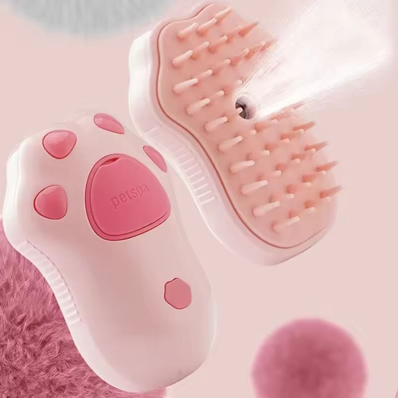 Three In One Pet Grooming Brush With Steam Function For Cats And Dogs 13