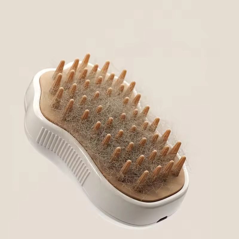 Three In One Pet Grooming Brush With Steam Function For Cats And Dogs 1