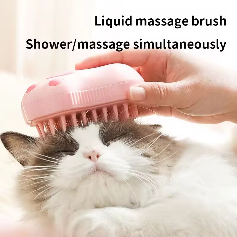 Three In One Pet Grooming Brush With Steam Function For Cats And Dogs 2