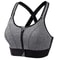Front Zipper Sports Bra With Adjustable Straps And Shockproof Support For Women 11