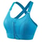 Front Zipper Sports Bra With Adjustable Straps And Shockproof Support For Women 12