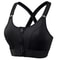 Front Zipper Sports Bra With Adjustable Straps And Shockproof Support For Women 8