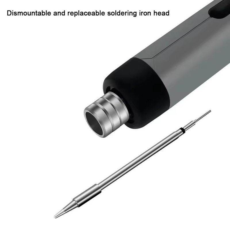 Rechargeable USB Soldering Iron With Adjustable Temperature And Type C Interface 3