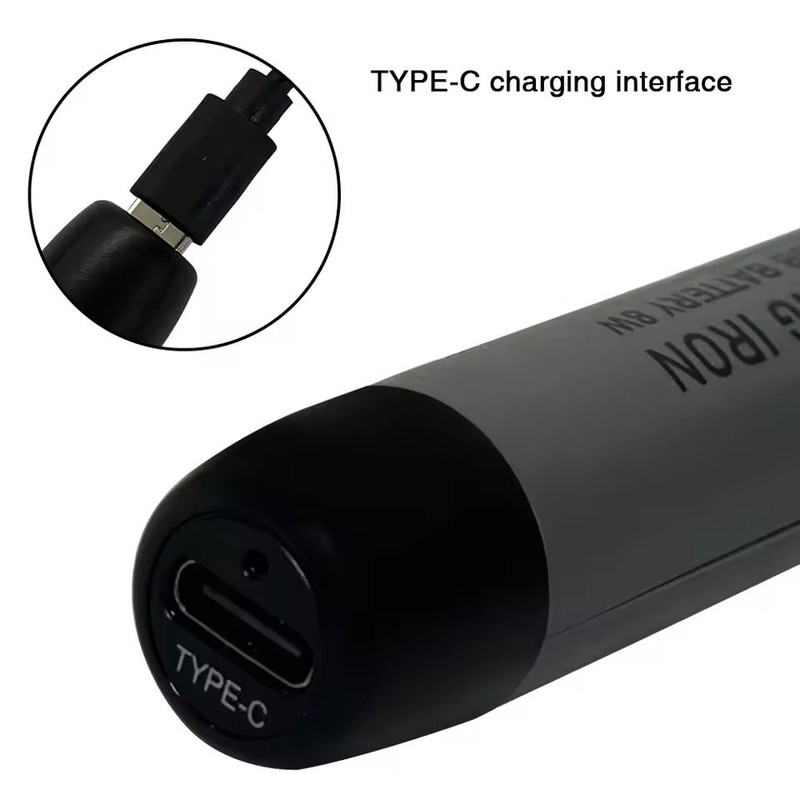 Rechargeable USB Soldering Iron With Adjustable Temperature And Type C Interface 4