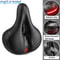 Shock Absorbing Bike Saddle With Breathable Hollow Design For Men And Women 0