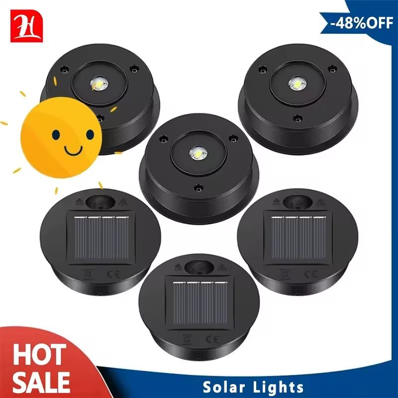Solar Lantern Replacement Lids With LED Panel For Outdoor Hanging Lights 0