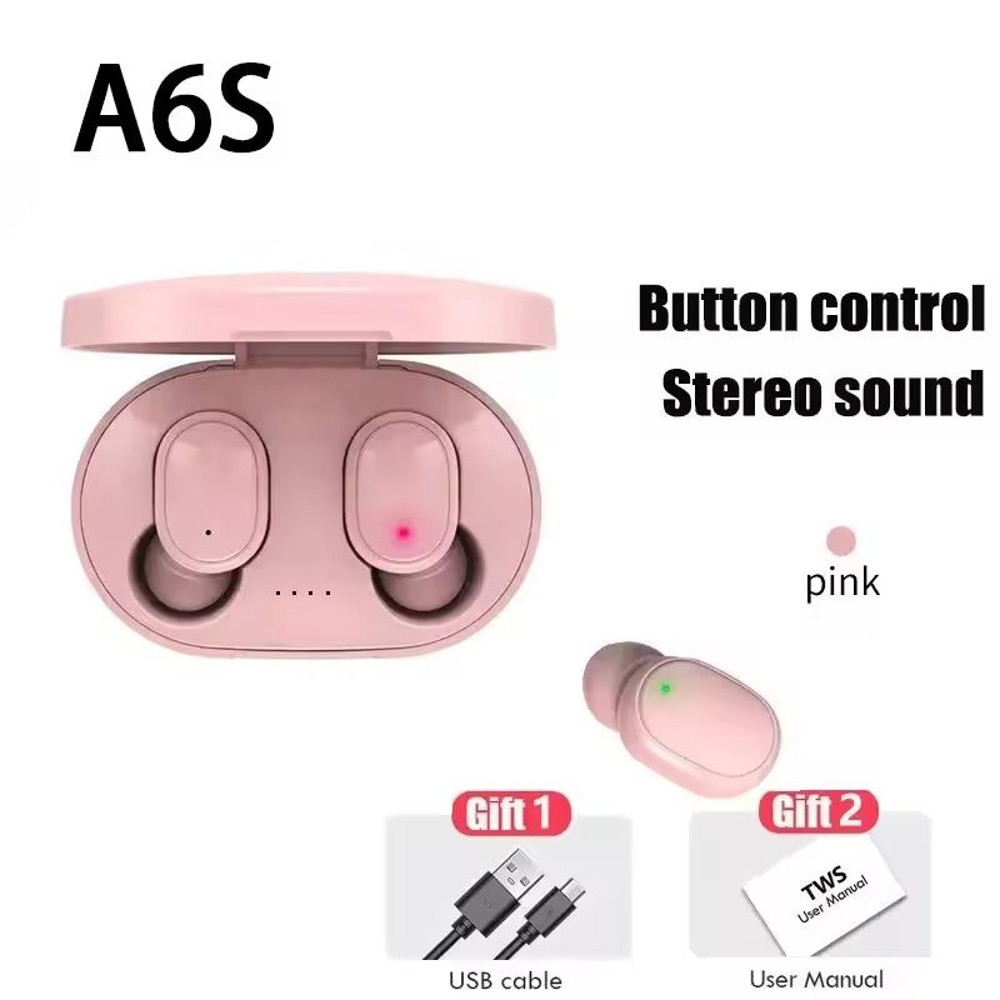 TWS A6S Wireless Bluetooth Earbuds With Mic And Noise Cancelling For Android Devices 9