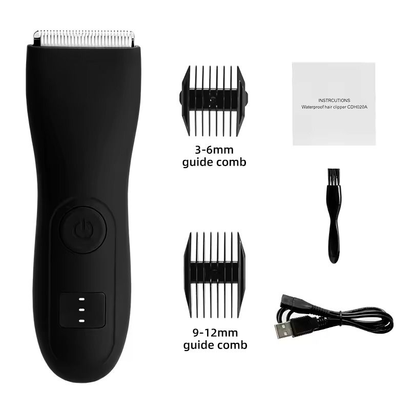 Waterproof Body Hair Trimmer For Men And Women Groin Bikini Beard And Arm Shaver 6