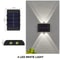 Outdoor Solar Wall Lamp With Waterproof Up And Down Lighting For Garden And Home Decor 9