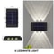 Outdoor Solar Wall Lamp With Waterproof Up And Down Lighting For Garden And Home Decor 11