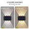 Outdoor Solar Wall Lamp With Waterproof Up And Down Lighting For Garden And Home Decor 3