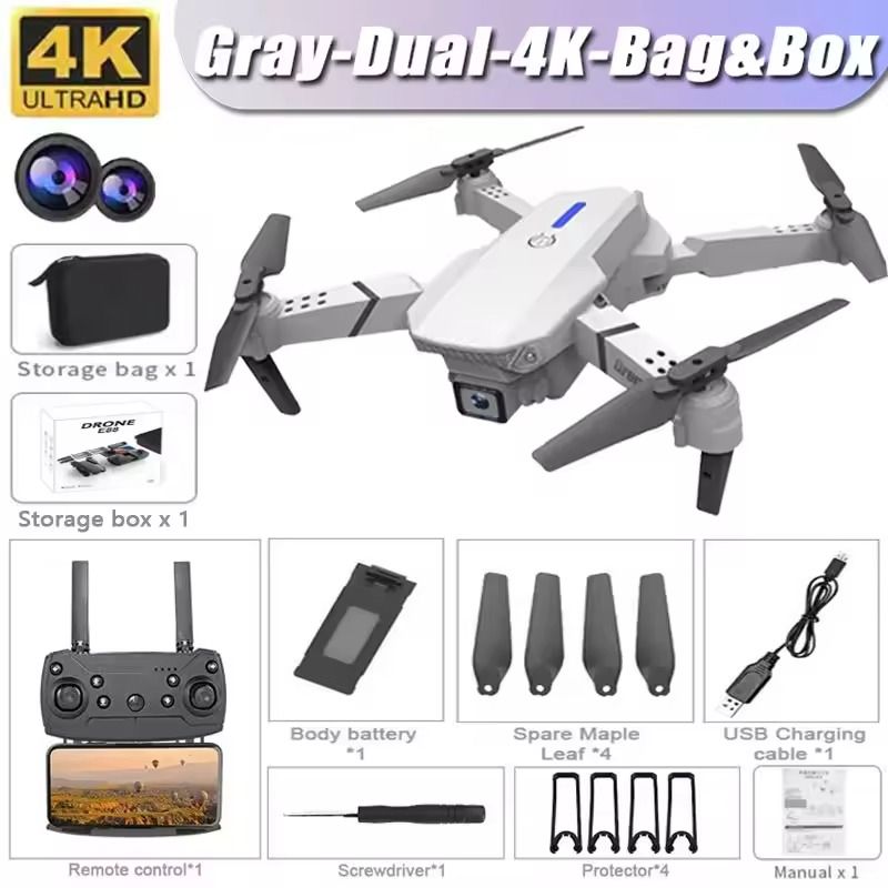 E88 Foldable Drone With Wide Angle HD Camera And WiFi FPV Control 12
