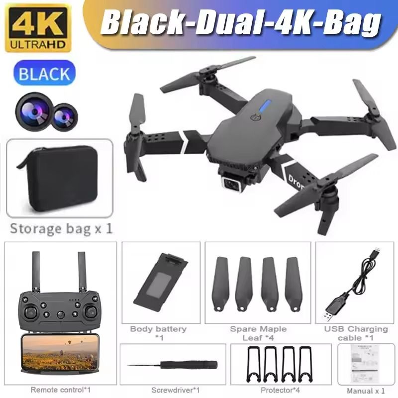 E88 Foldable Drone With Wide Angle HD Camera And WiFi FPV Control 7