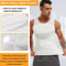 Mens Slimming Compression Undershirt Tank Top With Mesh Shapewear Support 1