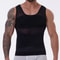 Mens Slimming Compression Undershirt Tank Top With Mesh Shapewear Support 7