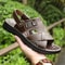 Men Genuine Leather Sandals With Non Slip Sole And Thick Cushioning For Summer Comfort 1