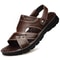 Men Genuine Leather Sandals With Non Slip Sole And Thick Cushioning For Summer Comfort 8