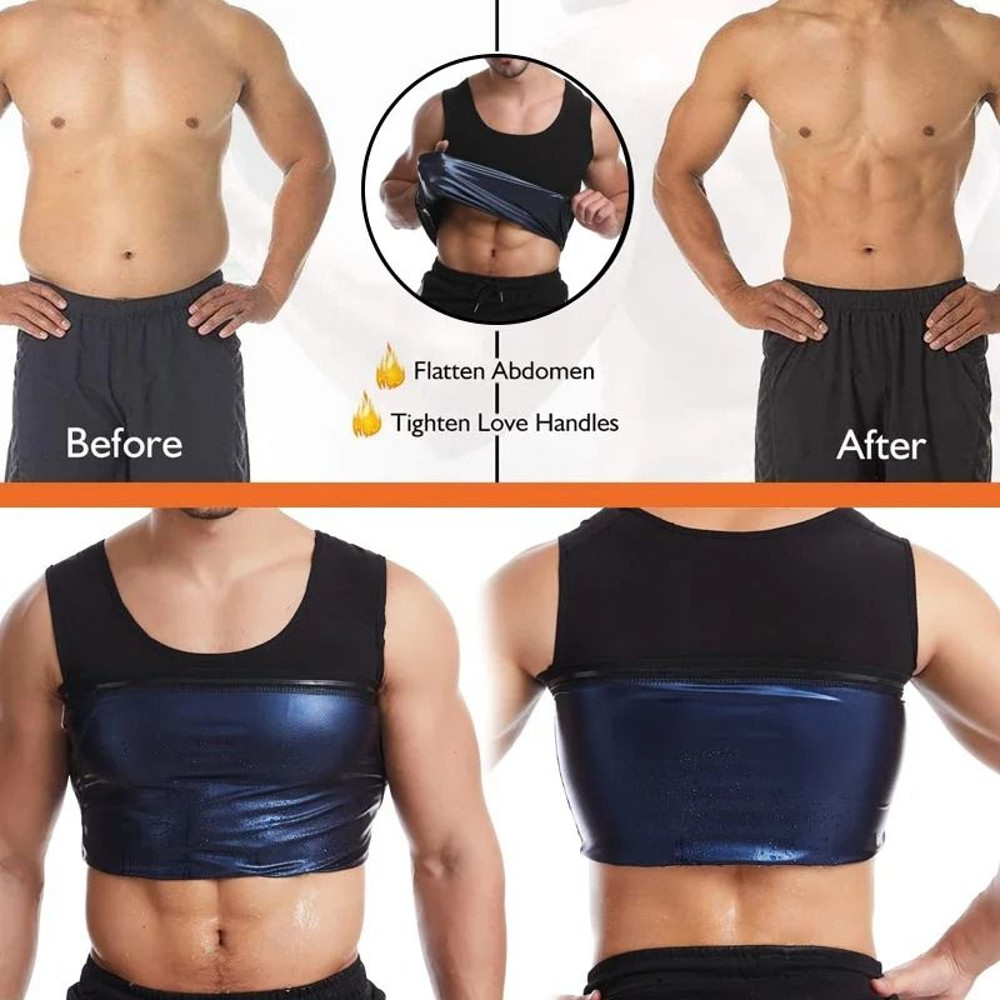 Neoprene Sauna Vest Shapewear For Men And Women 2