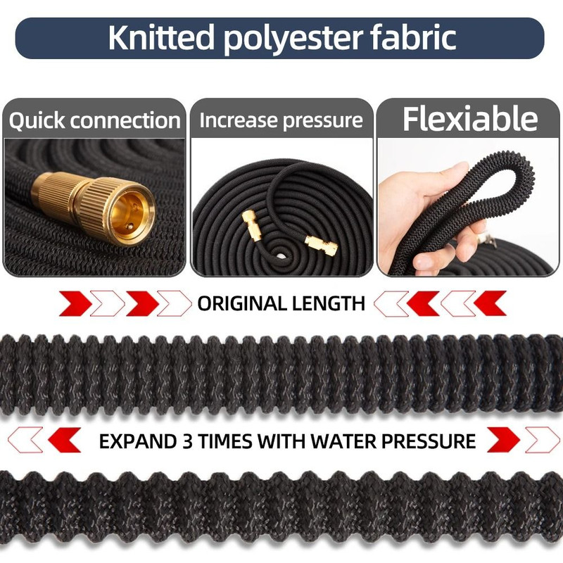 Expandable Flexible Garden Hose For Car Wash And Outdoor Use 5