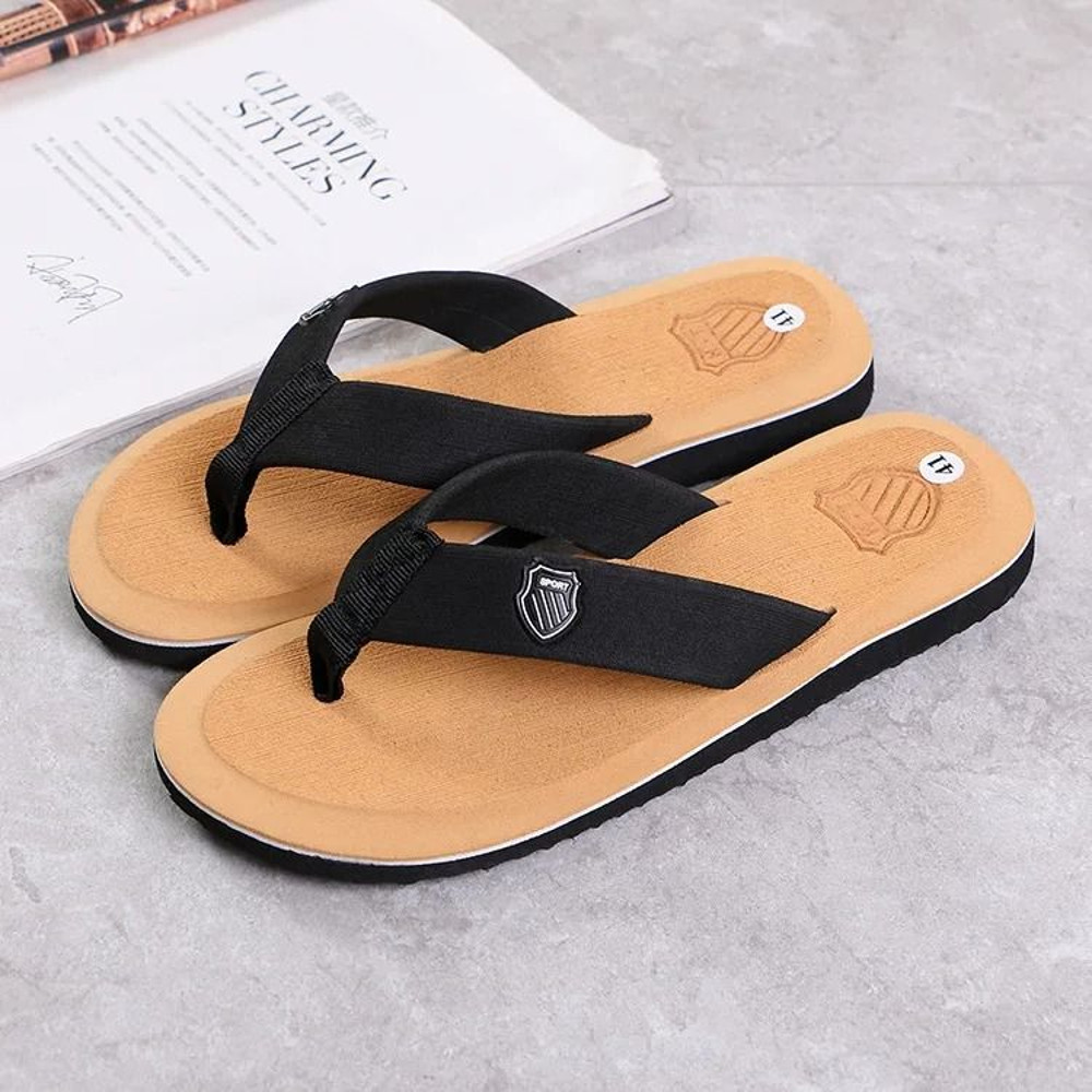 Casual Summer Flip Flops For Men With Non Slip Sole Flat Slides Comfortable Indoor Outdoor Beach Ho 10