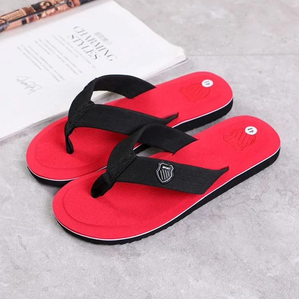 Casual Summer Flip Flops For Men With Non Slip Sole Flat Slides Comfortable Indoor Outdoor Beach Ho 8