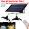 Solar Powered Pendant Light With Double Head LED Chandelier Waterproof Outdoor Indoor Shed Barn Roo 9