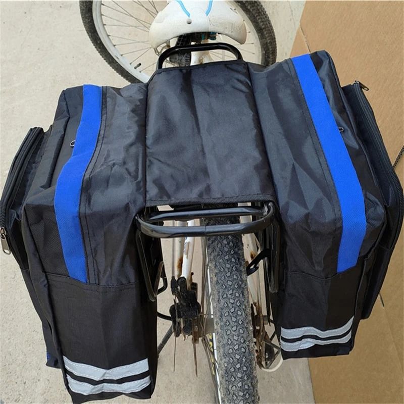Cycling Double Side Camo Trunk Bag Bicycle Rear Rack Pannier For Mountain And Road Bikes 7