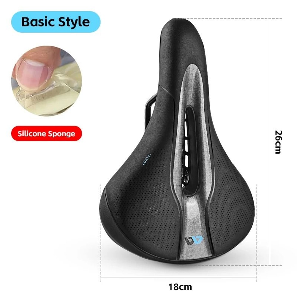 West Biking Breathable Waterproof Bicycle Saddle For MTB And Road Bikes With Shock Absorbing Seat C 12