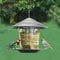 Outdoor Hanging Bird Feeder Gazebo Style With Rope For Wild Birds And Garden Decor 0