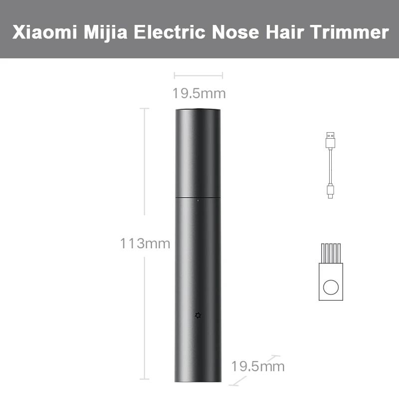 Xiaomi Mijia Electric Nose Hair Trimmer 2024 Rechargeable Mini Nostril Cleaner For Men And Women 6