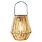Waterproof Solar Rattan Lantern With Hanging Bamboo Weave For Garden Patio Courtyard Decor 7