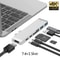 USB C Hub To 4K HDMI Adapter With Thunderbolt 3 SD TF Reader And PD For MacBook Pro And Air 10