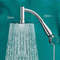 High Pressure Square Rainfall Shower Head With Stainless Steel Body And Curved Extension Arm 4
