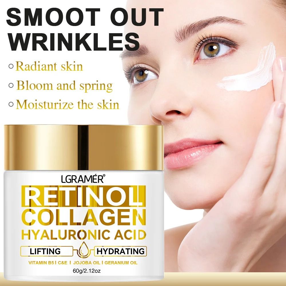Retinol Face Cream With Collagen And Hyaluronic Acid For Moisturizing And Anti Wrinkle Skin Care 1