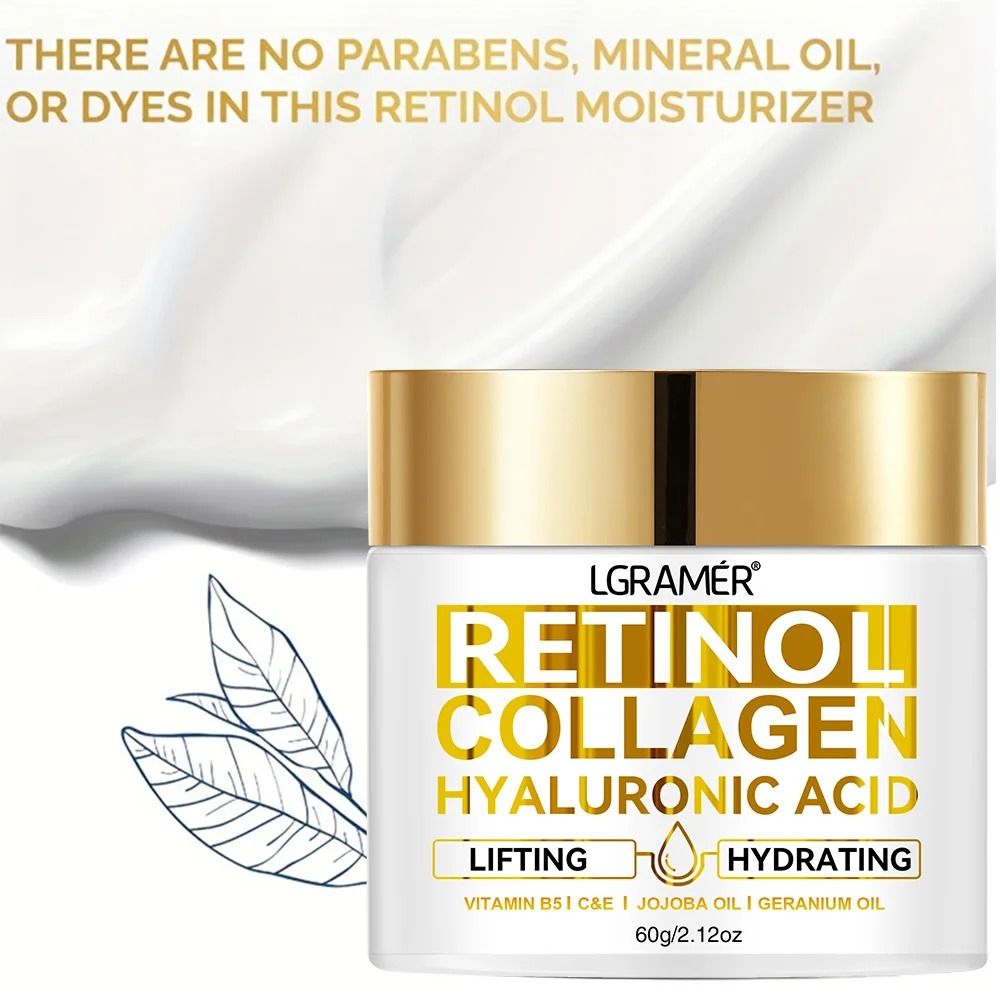 Retinol Face Cream With Collagen And Hyaluronic Acid For Moisturizing And Anti Wrinkle Skin Care 5