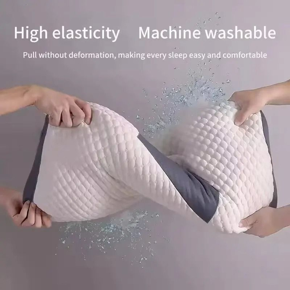 Honeycomb Massage Sleep Pillow With Cervical Support And Antibacterial Pillow Core For Home Use 2