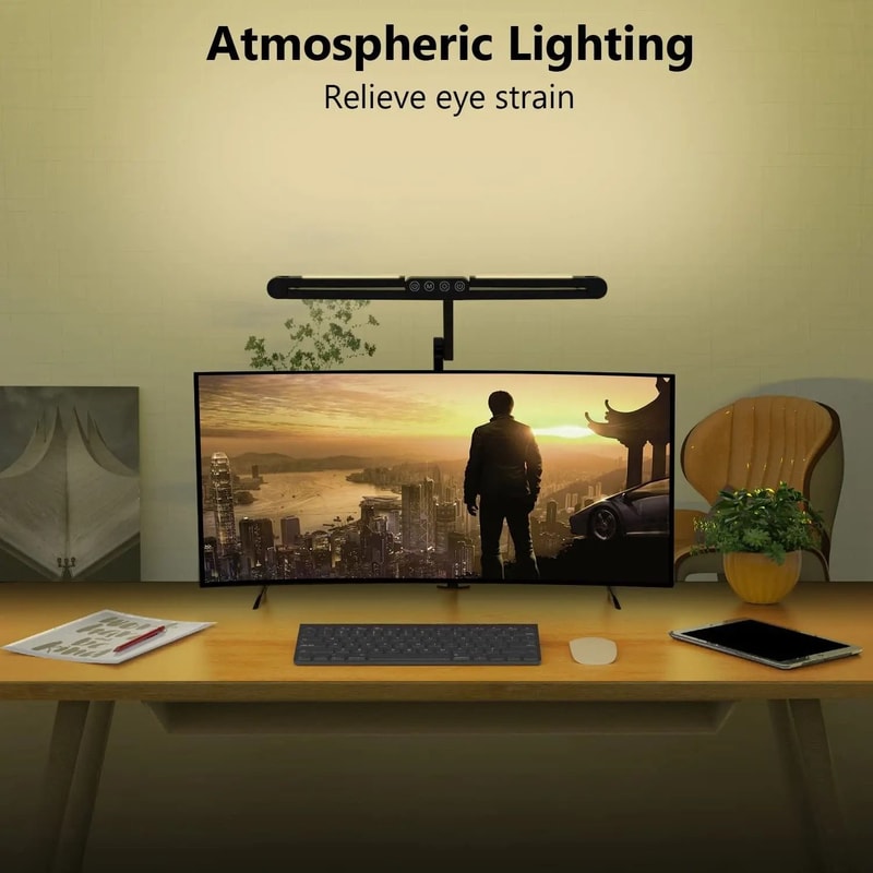Ultra Bright LED Desk Lamp With Clamp And Auto Dimming For Home Office And Workstations 1