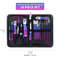 Stainless Steel Gradient Manicure And Pedicure Kit With Nail Scissors And Travel Case 4